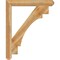 Ekena Millwork Merced Craftsman Rough Sawn Bracket, Western Red Cedar, 4"W x 34"D x 42"H BKT04X34X42MRC04RWR - alternate 3